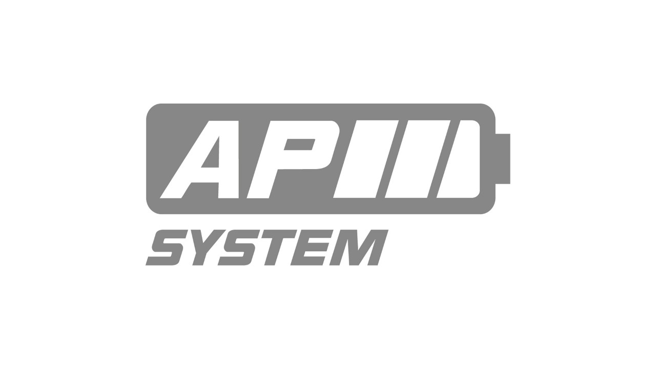 Logo for the AP-System from STIHL in the form of a grey battery symbol